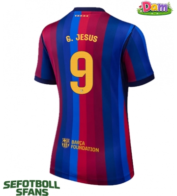 Barcelona Gabriel Jesus #9 Hemmatröja Kvinnor 2026-27 Kortärmad